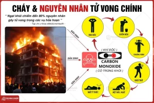 Không phải lửa mà chính khói mới là nguyên nhân chính dẫn đến tử vong.