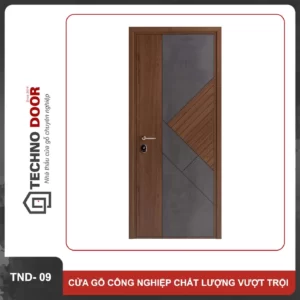 Ảnh - Cửa gỗ công nghiệp MDF TND-09