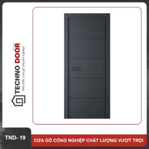 Ảnh - Cửa gỗ công nghiệp MDF TND-19