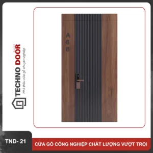 Ảnh - Cửa gỗ công nghiệp MDF TND-21