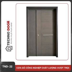 Ảnh - Cửa gỗ công nghiệp MDF TND-22