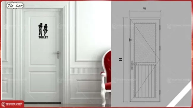 Ảnh 1 - Bài viết: Tiện nghi và thẩm mỹ - Thiết kế cửa Nhà tắm - WC với cửa nhựa Composite