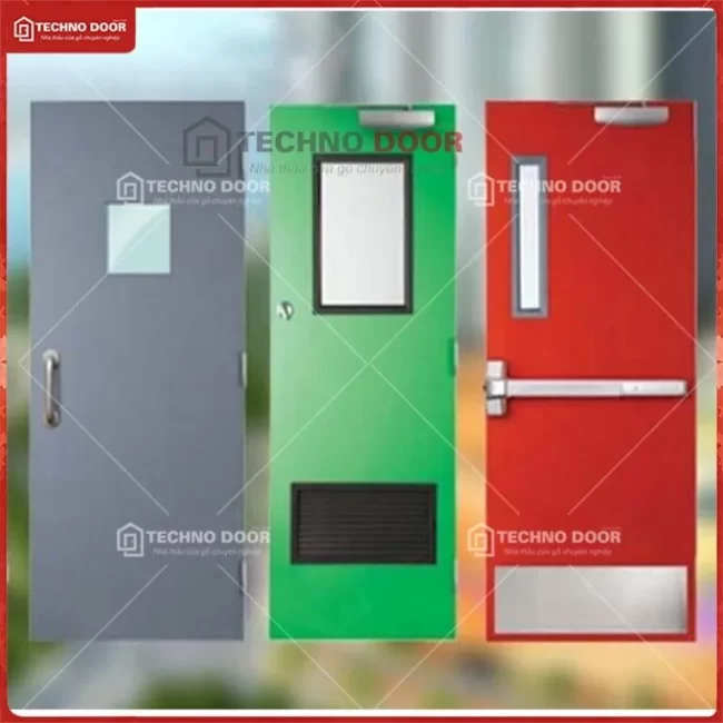 Ảnh 2 - Bài viết: Cửa thép Chống cháy cách âm, ngăn khói của Technodoor