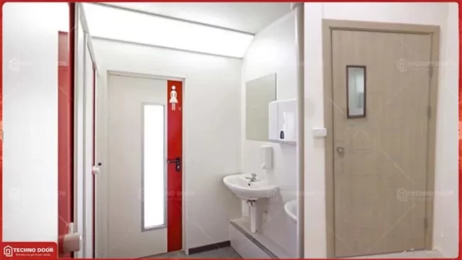 Ảnh 2 - Bài viết: Tiện nghi và thẩm mỹ - Thiết kế cửa Nhà tắm - WC với cửa nhựa Composite