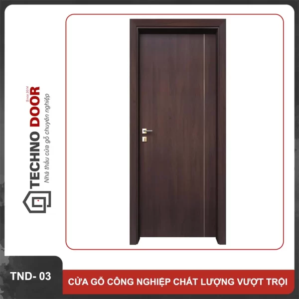 Ảnh - Cửa gỗ công nghiệp MDF TND-03