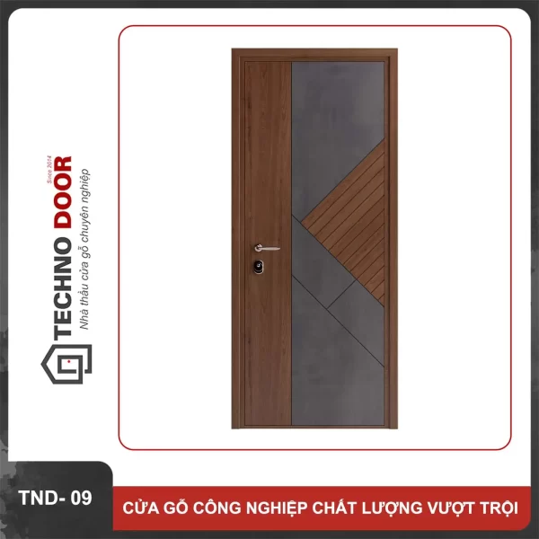 Ảnh - Cửa gỗ công nghiệp MDF TND-09