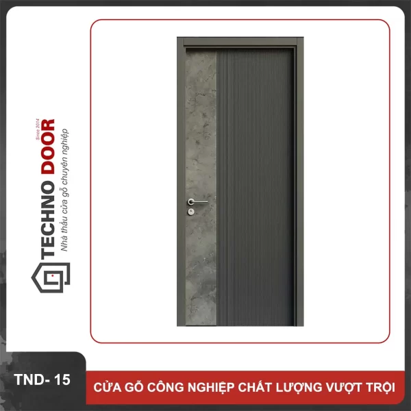 Ảnh - Cửa gỗ công nghiệp MDF TND-15