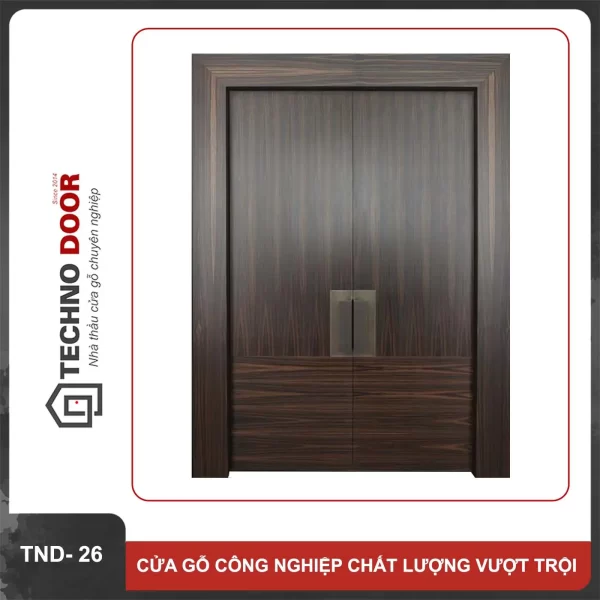 Ảnh - Cửa gỗ Công nghiệp MDF TND-26
