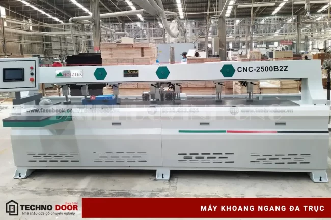 Technodoor sở hữu máy khoan ngang đa trục thế hệ mới nhất